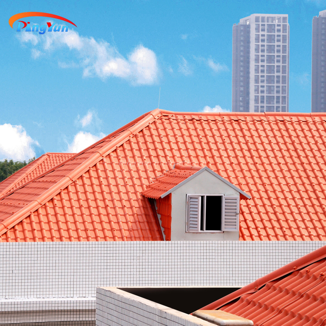 Hot sell high quality ASA Spanish style synthetic resin roof tile for housetop