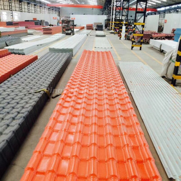 Villa Orange Heat Insulation PVC Roof Tile