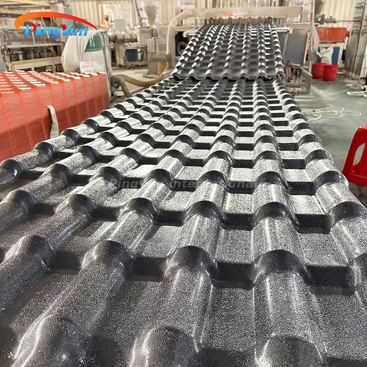 Villa Brick red Color stable PVC Roof Tile