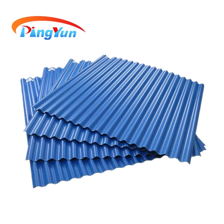 Cheaper samll wave pvc plastic roof tile South America asa upvc roof sheet for fatory