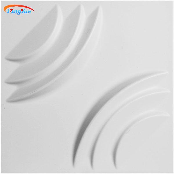 3d pvc wall design panel trade grey color pvc wall panel for night club or hotel decoration
