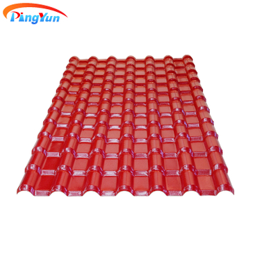 Blue Color Stable PVC Roof Tile Roofing Sheet for Residential House