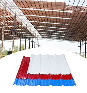 Heat Insulation Upvc Plastic Roof Tiles Corrugated Roofing Sheets 3 Layer UPVC Roof Tiles Teja De PVC