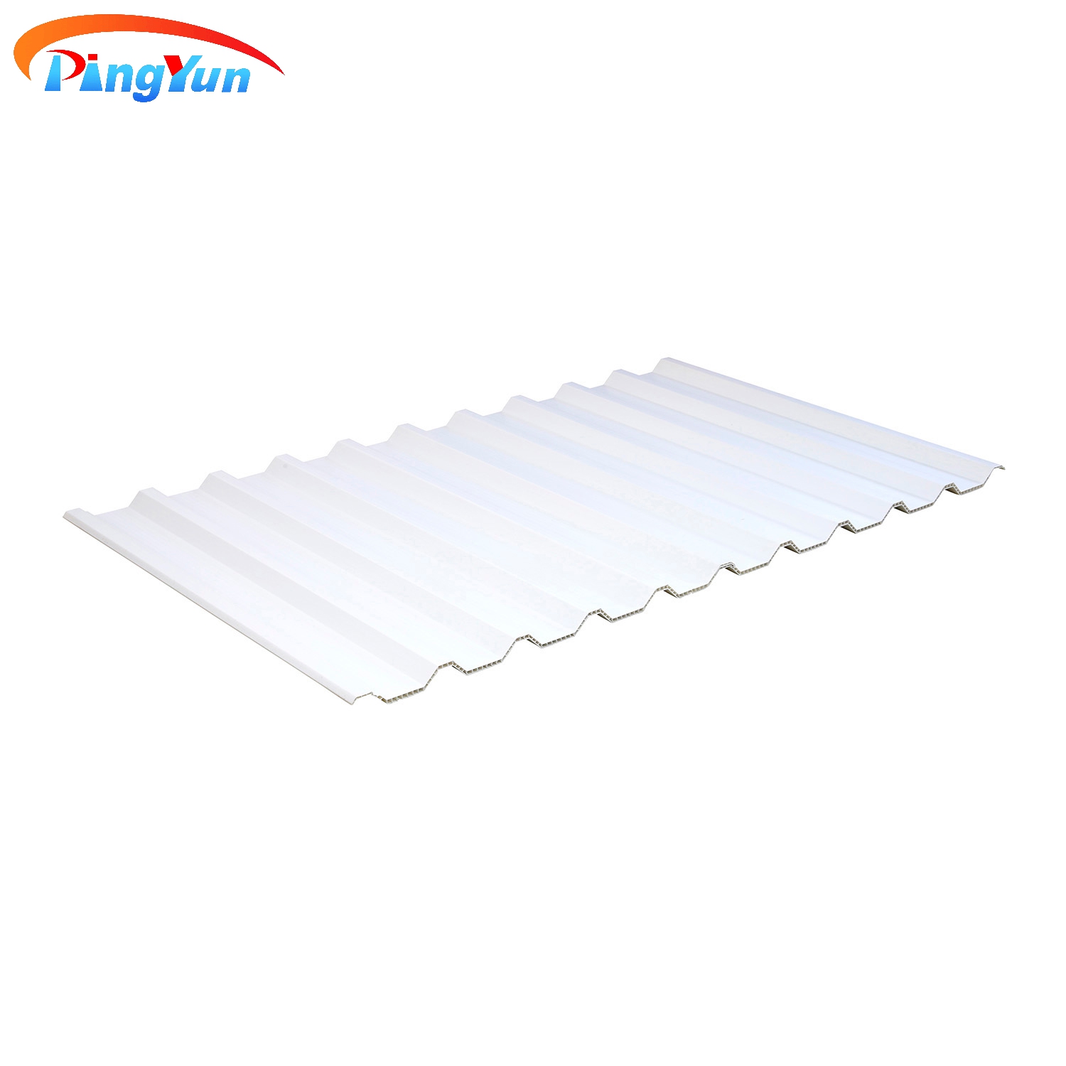 Anti Corrosive Twin Walls Plastic Roof Tile Fire Proof PVC Hollow Roof Sheet for Warehouse