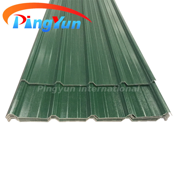 Factory Green 2.5mm Corrugated UPVC Roof Sheet