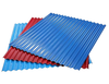 Fire-Retardant Roofing Sheet High-Quality Trapezoidal 910mm UPVC Roof Sheet
