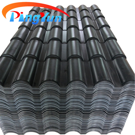 Elegant Pavillion Orange Lightweight and Durable PVC Roof Tile