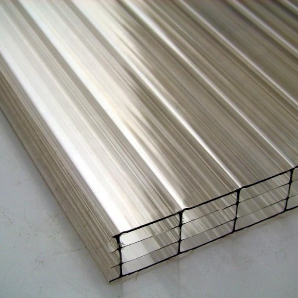 China Top Quality PC Hollow Roof Sheet Nice Price Polycarbonate Twin Wall Roof Tile