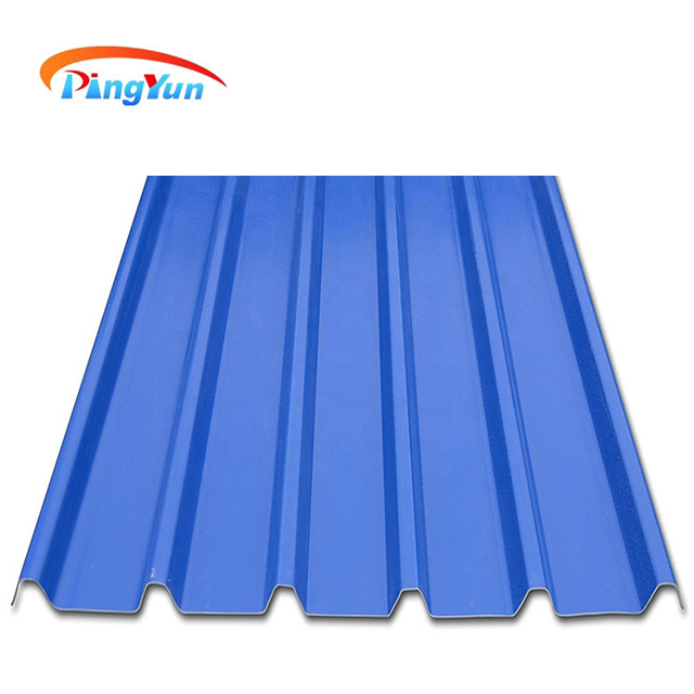 Residential House Green Anti-corrosive PVC Roof Tile