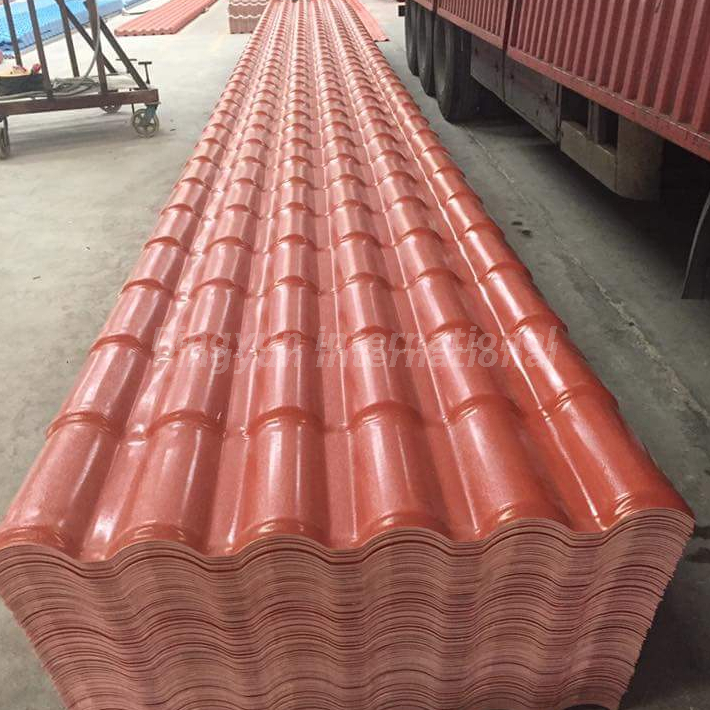 Villa Orange Anti-corrosive PVC Roof Tile