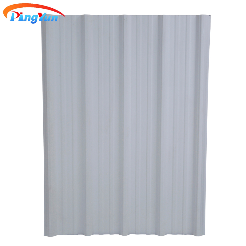 Peru popular style upvc plastic roof sheet pvc corrosion resistance pvc roof tile for chemical house