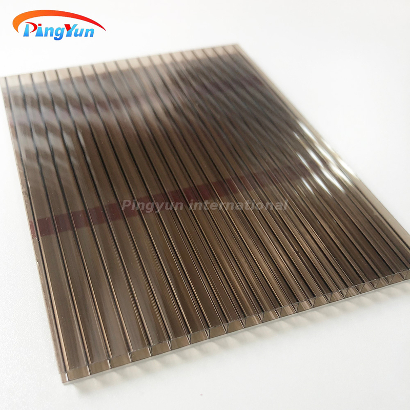 Bronze Unbreakable Polycarbonate sheet For Subway Station