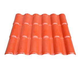 Villa Orange Lightweight PVC Roof Tile