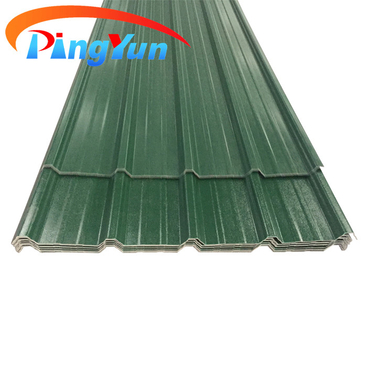 Residential Roof Tile 1075mm Trapezoidal UPVC Roof Sheet