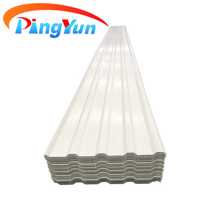 Environment Friendly Clear Twinwall Hollow PVC Roof Sheet