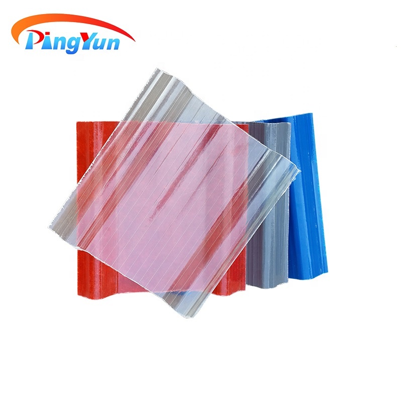 excellent impact resistance light transparent frp roof sheet for warehouse daylighting
