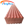 Corrosion resistance tejas de pvc Roma style synthetic resin roof tile with ASA for Mexico