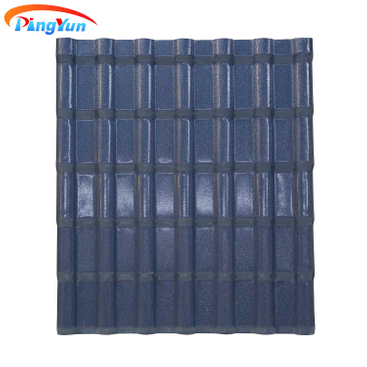 anti impact corrugate roof tiles uv resistant Spanish asa pvc plastic roof sheet for villa