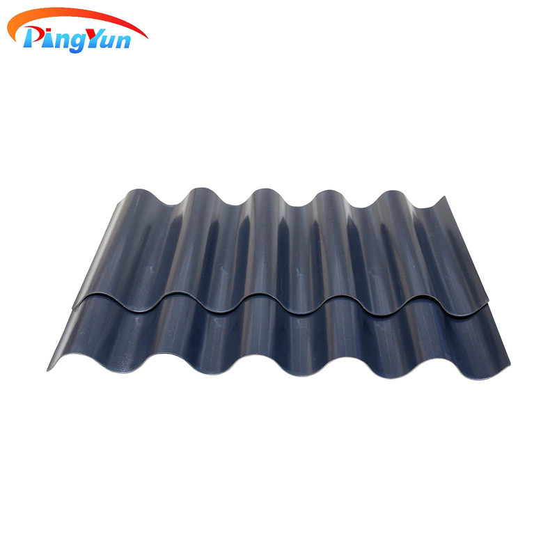 Water Proof Round Wave Style Fire Resistance Lamina Teja De UPVC Roof Tile PVC Roof Sheet for Greenhouse