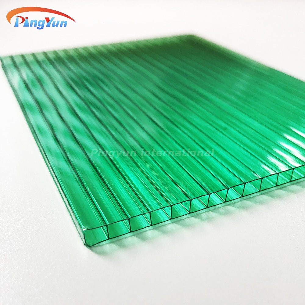Lake Blue Eco-friendly Polycarbonate sheet For Awning